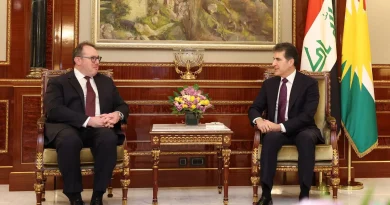 ثلاثة ملفات على طاولة نيجيرفان بارزاني وهاريس ثلاثة ملفات على طاولة نيجيرفان بارزاني وهاريس