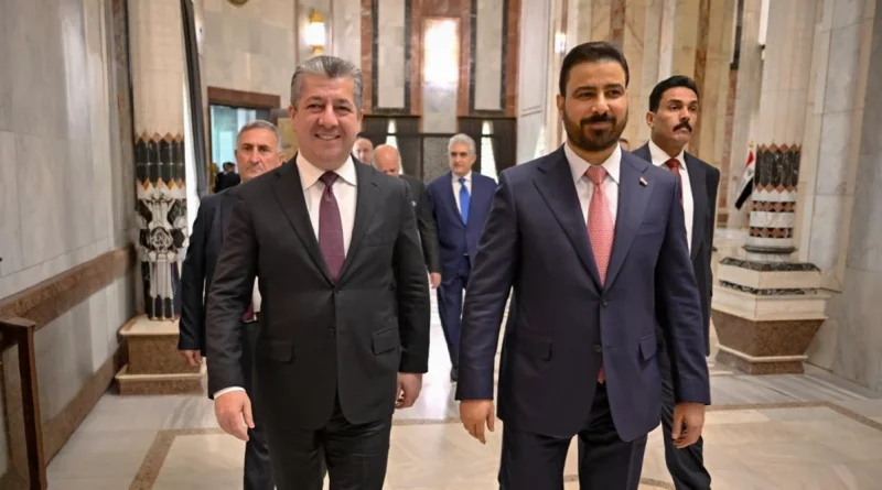 الزيدي لمسرور بارزاني: جميعنا شركاء بهذا الوطن وهدفنا حل المشاكل والتوصل لاتفاق