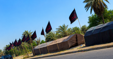 خطة الأربعينية تدخل حيز التنفيذ والمواكب تبدأ الانتشار على طريق كربلاء خطة الأربعينية تدخل حيز التنفيذ والمواكب تبدأ الانتشار على طريق كربلاء
